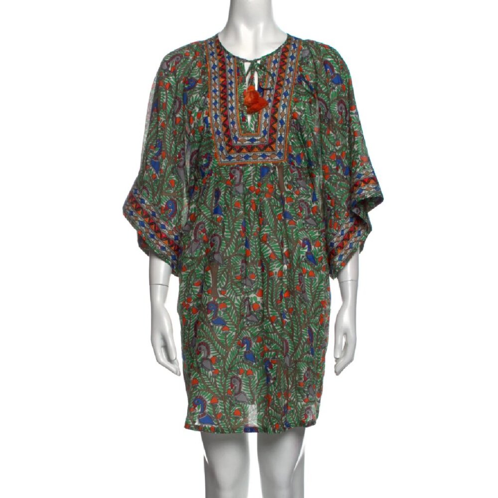 Tory Burch Embroidered Tunic / Dress / Cover Up